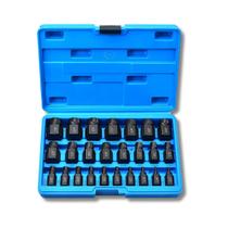 Kit Extrator Para Parafusos Danificados Com 25 Peças - Loxer Kit Extrator Para Parafusos Danificados Com 25 Peças - Loxer