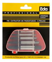 Kit Extrator Parafuso Quebrado 3 A 18 Mm 5 Peças Eda 7ri Kit Extrator Parafuso Quebrado 3 A 18 Mm 5 Peças Eda 7ri