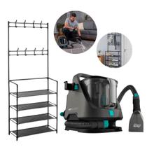 Kit Extratora e Higienizadora Portátil Spot Cleaner 1600W e Sapateira Organizador Fasterr Wap