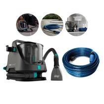 Kit Extratora e Higienizadora Spot Cleaner W2 com Mangueira de Jardim Azul 25M Trançada Hiperplast Kit Extratora e Higienizadora Spot Cleaner W2 com Mangueira de Jardim Azul 25M Trançada Hiperplast