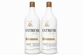 Kit Extreme Liss Argan Oil Step 1 e 2 2L Uso Profissional