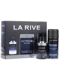 Kit extreme story la rive perfume masculino eau de toilette 75ml desodorante 150ml