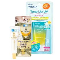 Kit Eye Cream + Tone Up Mint Green FPS 50 - Hada Labo