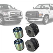 KIT F250/F350 4X4 Bucha Braço Transversal +Bucha Estabiliza.