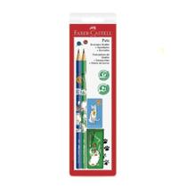 Kit FABER COLEÇÃO PETS azul/verde 04 itens Kit FABER COLEÇÃO PETS azul/verde 04 itens