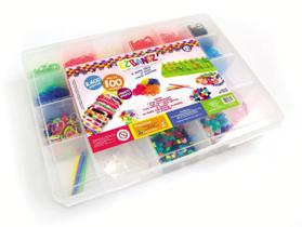 Kit Fábrica De Pulseiras Com 2400 Elásticos - I9 Brinquedos