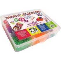 Kit Fabrica de Pulseiras com 600 Elasticos EZBANDZ I9 Brinquedos