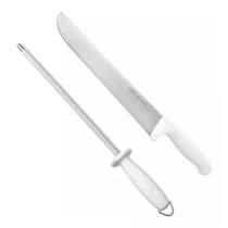 Kit Faca 12 e Chaira Cozinha Amolador Profissional Mundial Açougue Kit Faca 12 e Chaira Cozinha Amolador Profissional Mundial Açougue