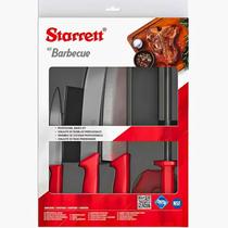 Kit Faca Churrasco c/6 peças Cabo Vermelho BKK-6R - Starrett