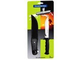 Kit Faca Inox Esportiva 6 polegadas + bainha de nylon - Tramontina