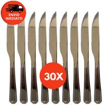 Kit Faca Mesa Refeição Jogo Talher Jantar Churrasco Inox Premium Cozinha Buffet Restaurante Bar Kit Faca Mesa Refeição Jogo Talher Jantar Churrasco Inox Premium Cozinha Buffet Restaurante Bar