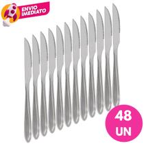 Kit Faca Mesa Talher Em Aço Inox Conjunto Jantar Dia a Dia Refeição Bar Restaurante Kit Faca Mesa Talher Em Aço Inox Conjunto Jantar Dia a Dia Refeição Bar Restaurante