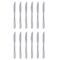 Kit Faca Para Sobremesas Talheres Em Inox 12 Peças