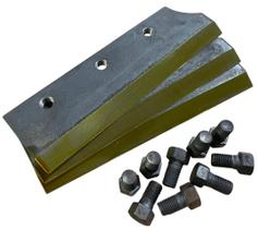 Kit faca + parafuso p/ ensiladeira nogueira en9/6400 metal/soldada