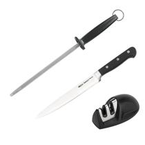 Kit Faca Profissional 8" e Chaira com afiador Kit Faca Profissional 8" e Chaira com afiador