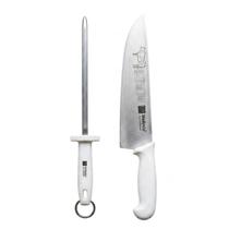Kit Faca Profissional Profissional + Chaira Inox Prime