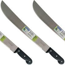 KIT Facão Tramontina 16 Polegadas para Mato Lâmina de Aço Carbono 40 cm Cabo de Polipropileno 12,5 cm - 3 Unidades