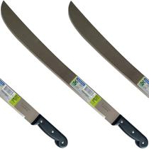 KIT Facão Tramontina 20 Polegadas para Mato Lâmina de Aço Carbono 50 cm Cabo de Polipropileno 12,5 cm - 3 Unidades