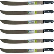 KIT Facão Tramontina 20 Polegadas para Mato Lâmina de Aço Carbono 50 cm Cabo de Polipropileno 12,5 cm - 6 Unidades