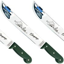 KIT Facão Tramontina Inox 12 Polegadas para Camping Lâmina de Aço Inoxidável Cabo de Polipropileno Verde - 3 Unidades