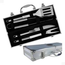 Kit Facas Corte Navalha Aço Inox com Maleta Faca de Cozinha