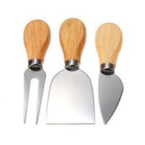 Kit Facas e Acessórios para Cortar Queijo 3 peças