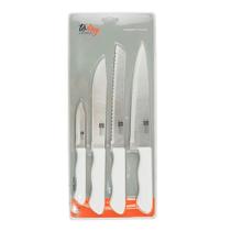 Kit Facas Profissional 4 Peças Corte Versátil - James.F Kit Facas Profissional 4 Peças Corte Versátil - James.F