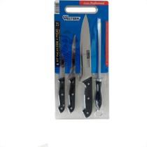 Kit Facas Western Com 4 Pecas 185 N-4 Kit Facas Western Com 4 Pecas 185 N-4