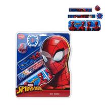 Kit Face Volta As Aulas Homem Aranha 7 Peças Molin 05178 Kit Face Volta As Aulas Homem Aranha 7 Peças Molin 05178