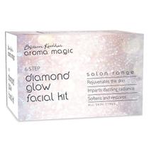 Kit facial Aroma Magic Diamond Glow Natural para cuidados com a pele