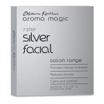 Kit facial Aroma Magic Silver de uso único para pele normal a seca