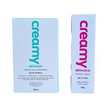 Kit Facial Creamy Gel de Limpeza 180ml + Ácido Mandelico 30g