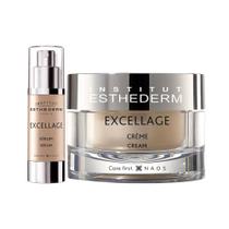 Kit Facial Esthederm Excellage - Creme Anti-Idade 50ml e Sérum 30ml