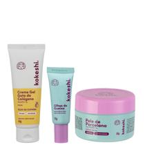 Kit Facial Hidratação e Colágeno Completo 3 Passos Kokeshi Kit Facial Hidratação e Colágeno Completo 3 Passos Kokeshi
