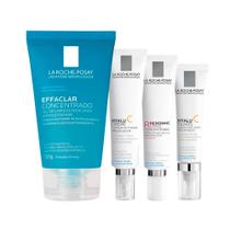 Kit Facial La Roche-Posay Redermic - Gel Concentrado 150g e Creme e Creme para os Olhos 15ml