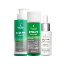 Kit Facial Mantecorp Glycare - Gel e Solução Antioleosidade e Sérum 30ml Kit Facial Mantecorp Glycare - Gel e Solução Antioleosidade e Sérum 30ml