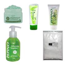 Kit Facial Pepino clareador e elimina acne - lucys e pem cosméticos