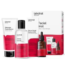 Kit facial retinol dermo skin c/ 3 itens - labotrat