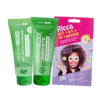 Kit Facial Skin Care Gel Sabonete e Máscara Olhos Relaxante