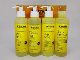 Kit facial tratamento anti-acne c/4 unidades - Rhenuks