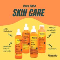 Kit facial tratamento anti-idade skin care c/4 unidades - Rhenuks
