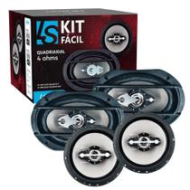Kit fácil 280w par de falantes ls6 + par ls69 /2ls0280kf - Le Son Kit fácil 280w par de falantes ls6 + par ls69 /2ls0280kf - Le Son