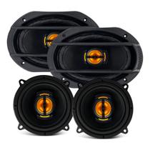 Kit Fácil 4 Auto Falantes Automotivo 5 polegadas + 6x9 Polegadas Jb Flex Le Son 220w Som
