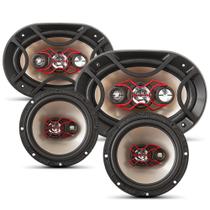 Kit facil alto falante bravox 6 + 6x9 pol 240w rms som