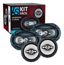 Kit Facil Alto Falantes 6 Pol 6x9 Pol 280w Rms Quadriaxial Kit Facil Alto Falantes 6 Pol 6x9 Pol 280w Rms Quadriaxial