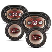 Kit Fácil Alto Falantes 6x9 E 6 Bravox 240W Rms Kit Fácil Alto Falantes 6x9 E 6 Bravox 240W Rms