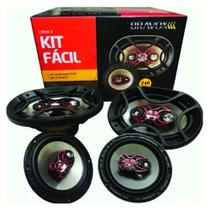 Kit Facil Bravox Alto Falante 6x9 e 6" 480W Linha X - o kit - Pioneer