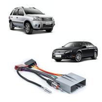 Kit Fácil Chicote Conector De Som Cd Dvd Fusion E Ecosport