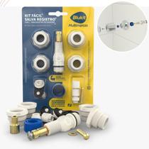 Kit Fácil Salva Registro 9 Em 1 P/ Registro Chuveiro Blukit