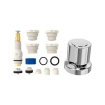 Kit fácil salva registro de pressão blukit 9 em 1 com acabamento c-40